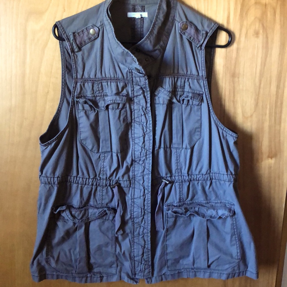 Eggplant color vest